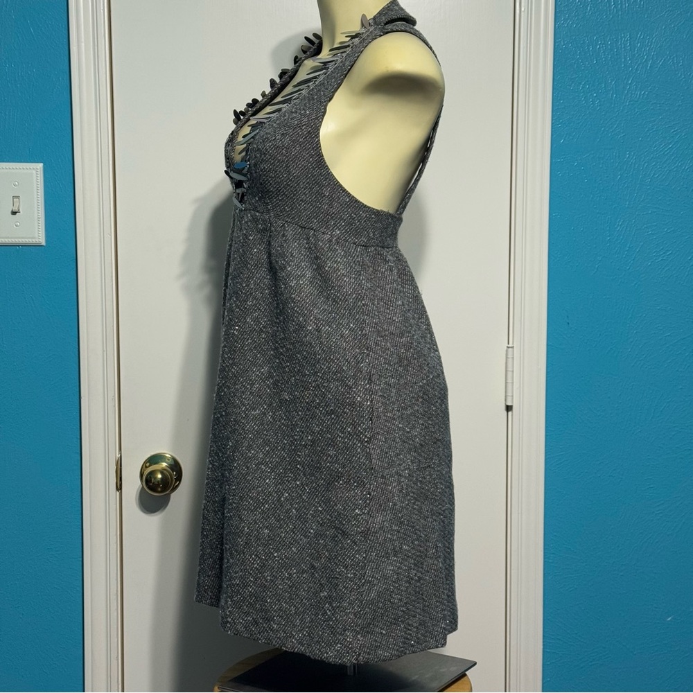 Anna Sui for Target Gossip Girls Collection Elegant Gray Sleeveless Dress 3 XS - Picture 5 of 16